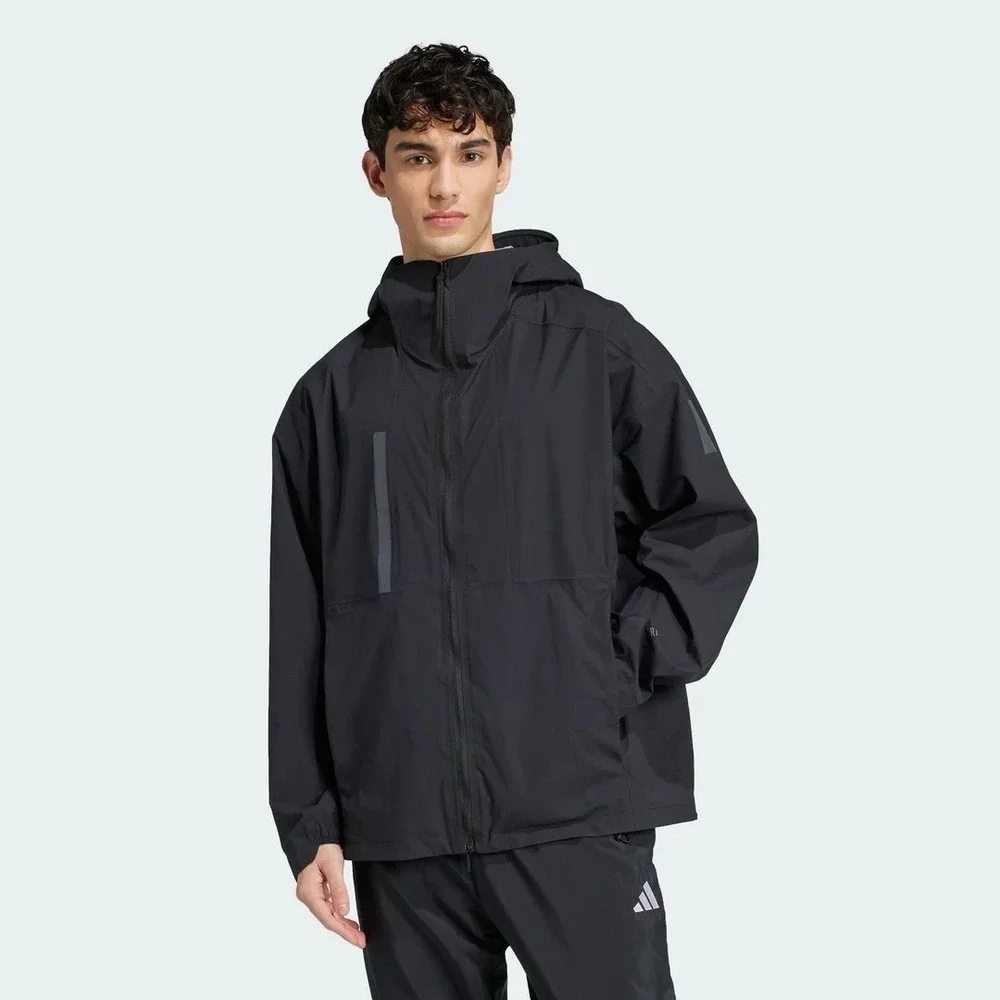 adidas Myshelter 2.5Layer Rain.Ready Light Jacket Mens Size XL Casual Athletic O